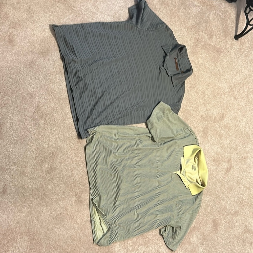 2 men’s golf shirts